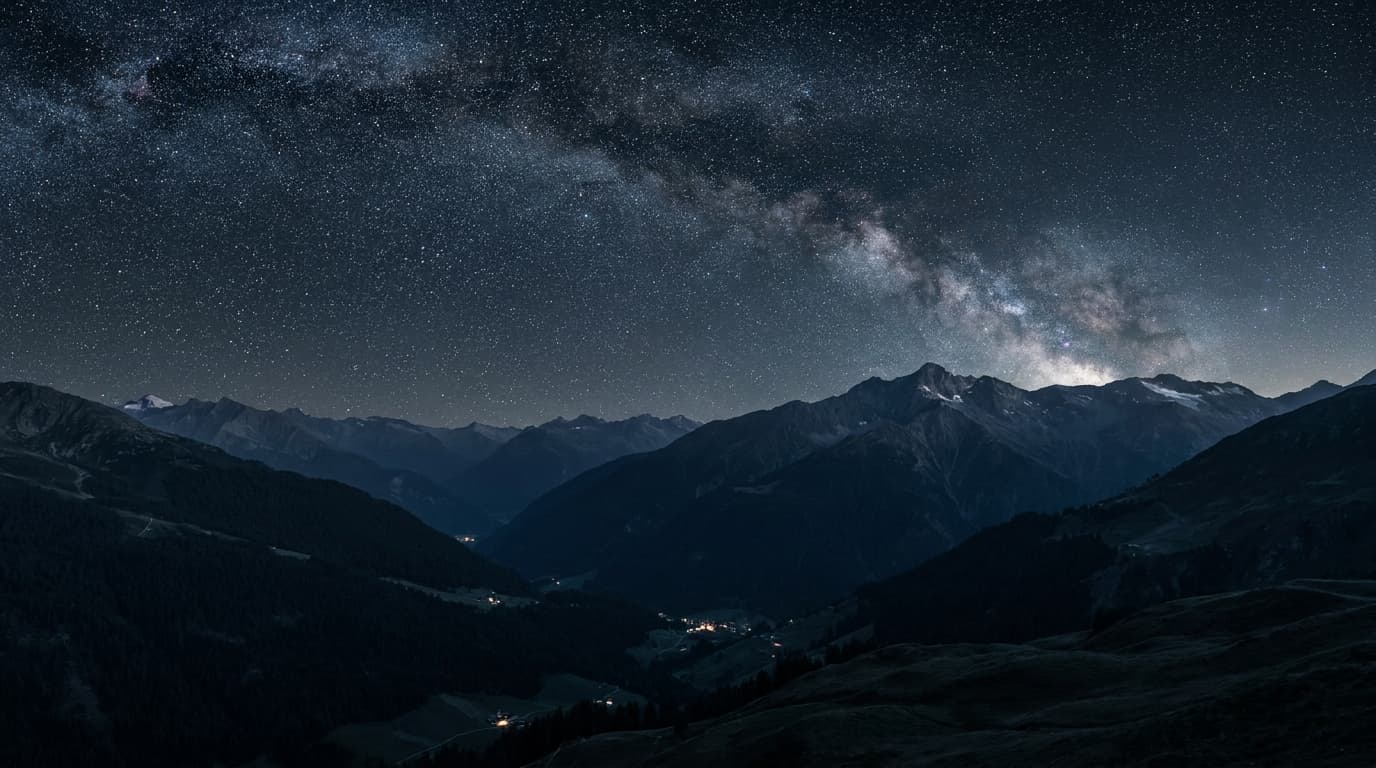 Das Safiental bei Nacht